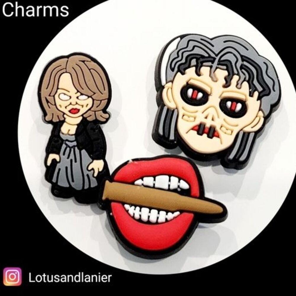 Shoe Charms Zombie Charms Set of 3